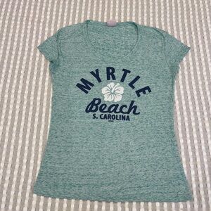 Myrtle Beach Heather Green Women's Tee